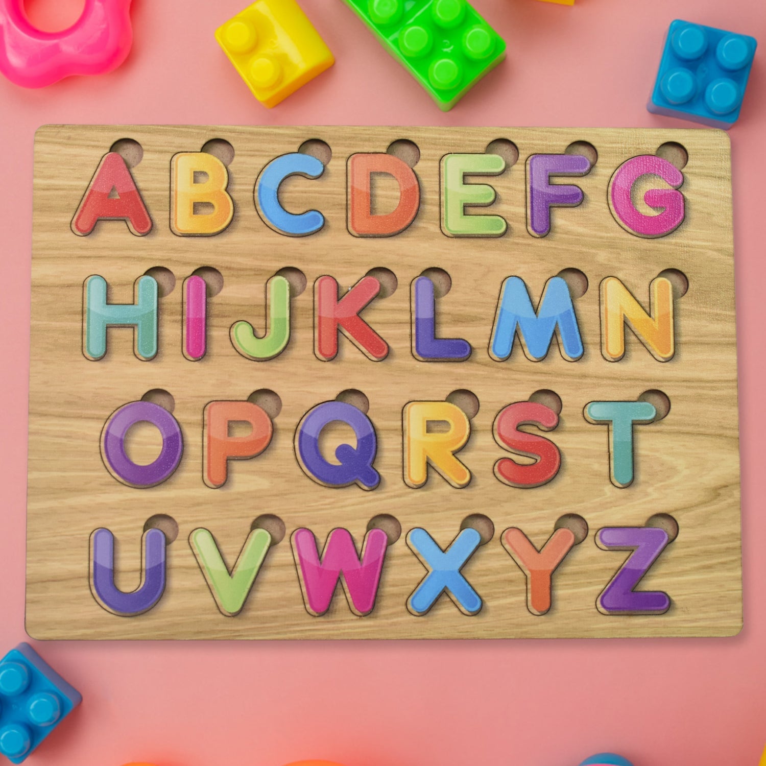 Coogam Wooden Alphabet Puzzle Board Coogam Wooden Alphabet Puzzle Board